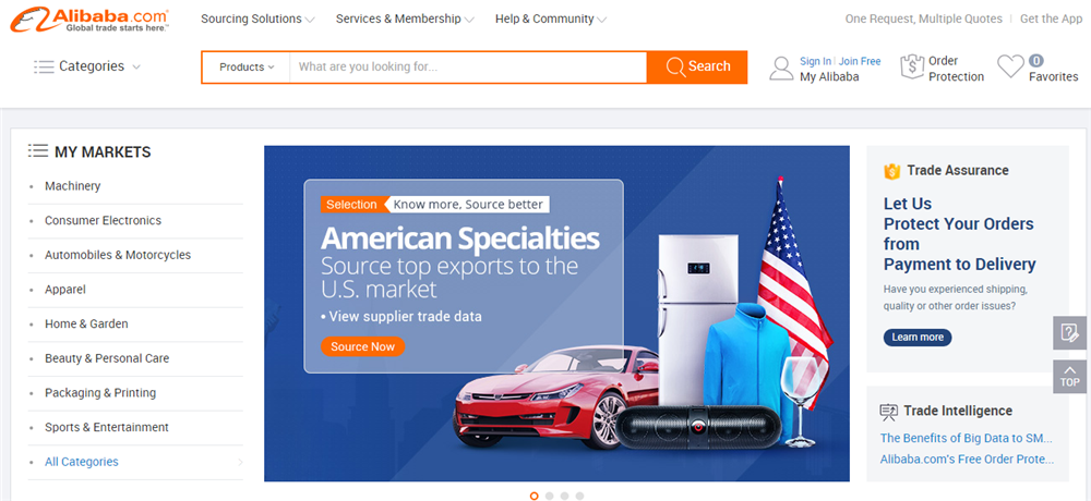 alibaba website