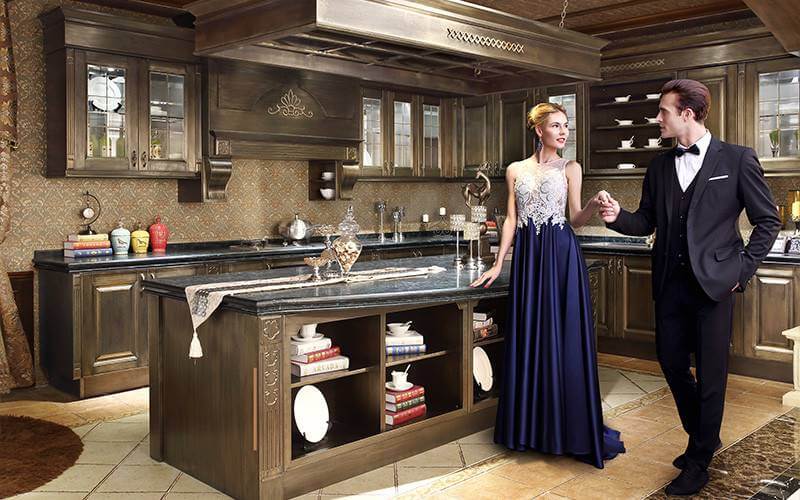 Stainless steel kitchen cabinet