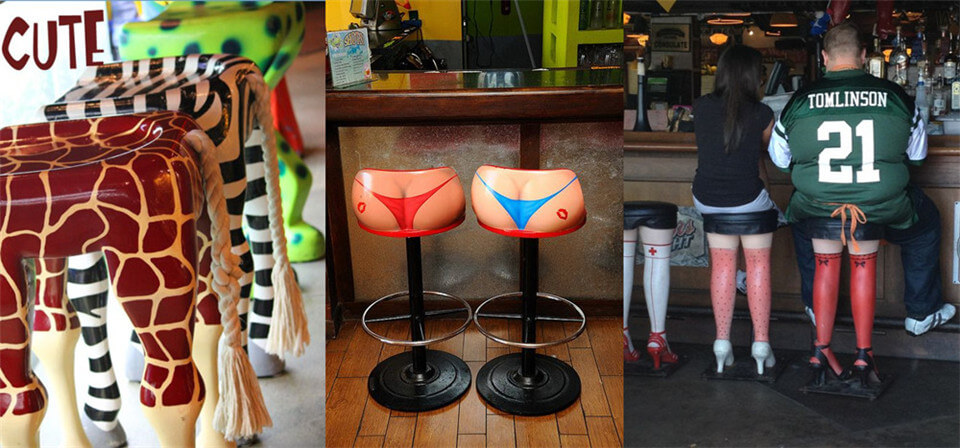 sexy stools Chinese bikini bar stool chair
