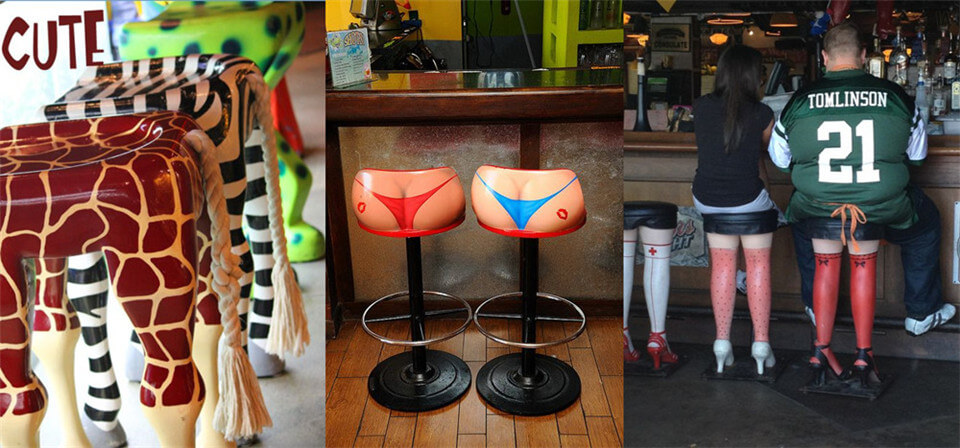 Chinese bikini bar stool chair