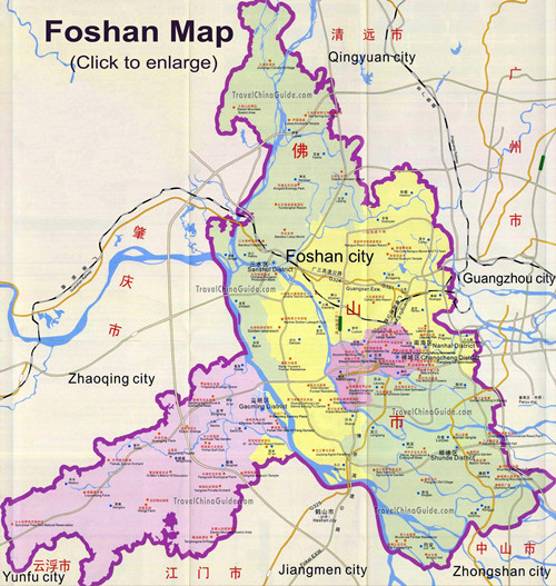 foshan city map
