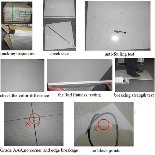 how to check the tile quality