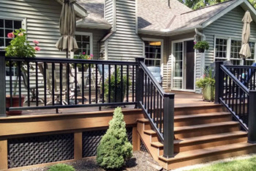 deck and railing