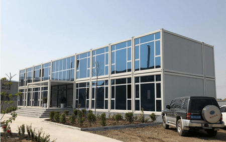 Prefabricated building materials container house