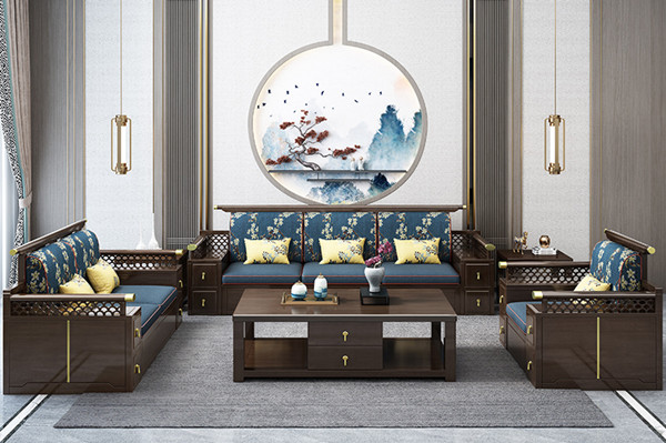 Chinese wood sofa