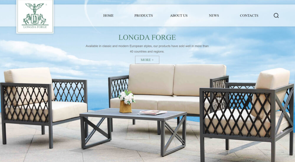 China Longda Forge Outdoor Furniture Supplier