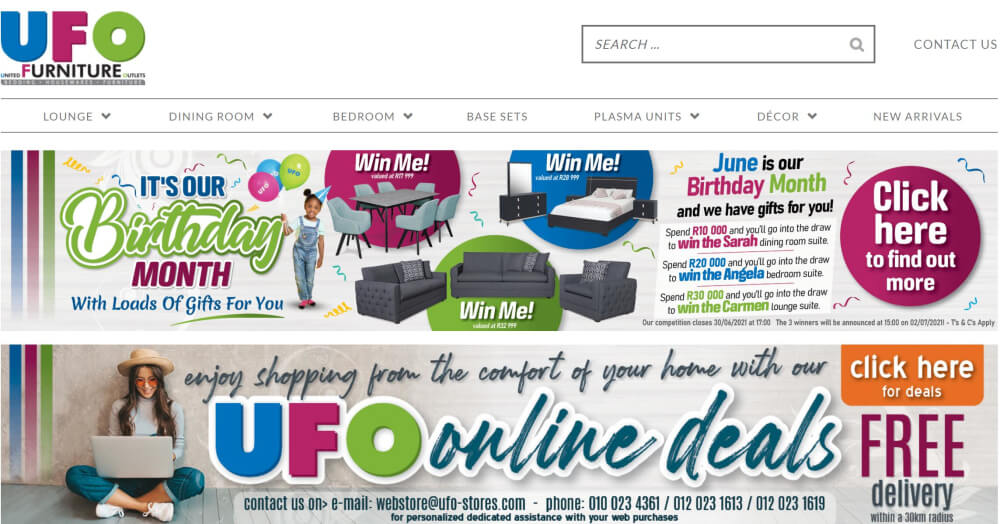 UFO Furniture Stores Near Me