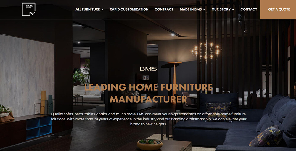 BMS Wholesale Online Furniture Brands in China
