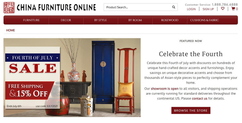 China furniture online