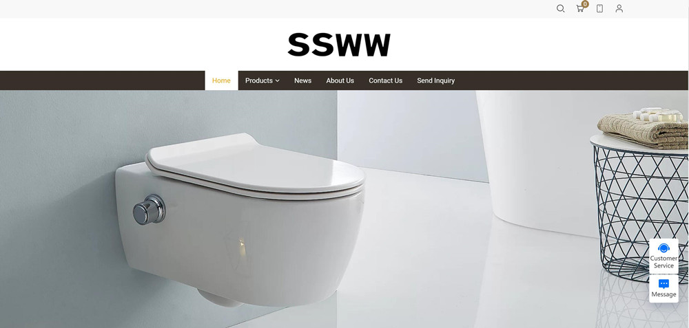 SSWW wall-hung toilet manufacturer in China