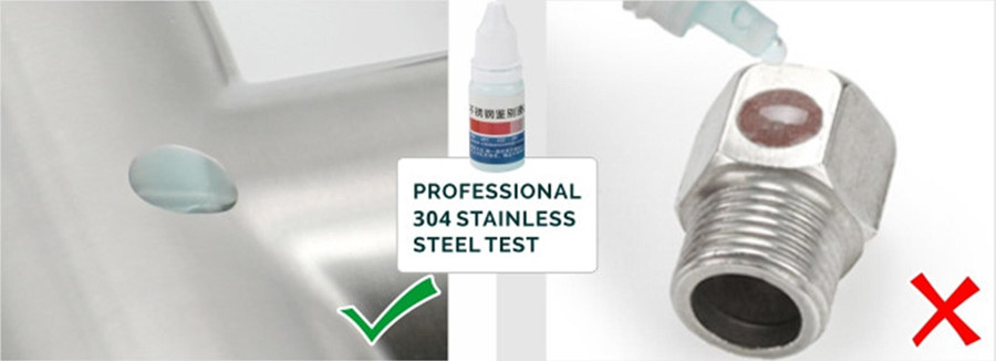 304 stainless steel faucet test