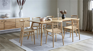 solid wood tables for 6 persons