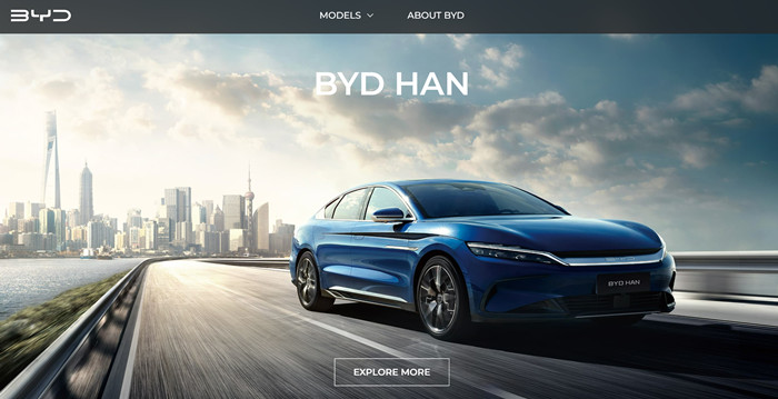 BYD Top Electric Vehicle Manufacturer in China
