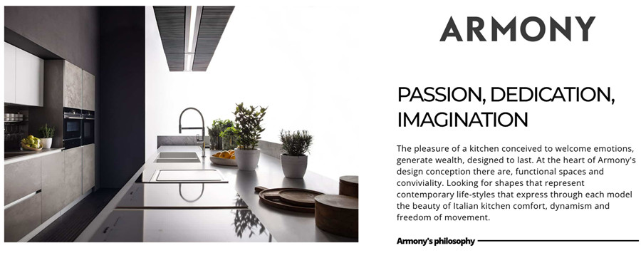 10 Best Luxury Kitchen Cabinet Brands- Armony Cucine